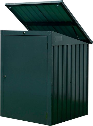 FLORAWORLD Mülltonnenbox, 104 x 134 x 101 cm (BxHxT), 1.190 Liter - grau