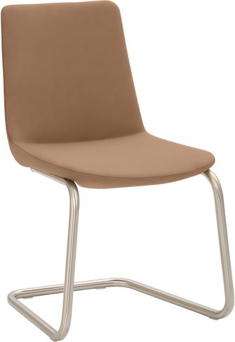 Mayer Sitzmöbel Stuhl »2008«, BxHxL: 53 x 87 x 54 cm, Stahl/Stoff - braun
