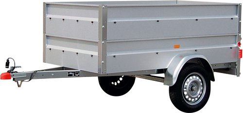 STEMA Bordwandaufsatz BxLxH: 108x201x36 cm, Stahlblech - silberfarben