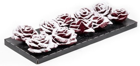 Flowerbox Wachsrose - weiss