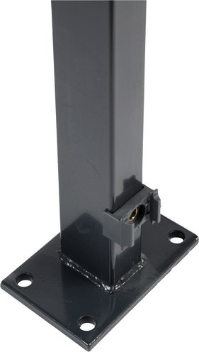 FLORAWORLD Zaunpfosten, Stahl, BxHxL: 15 x 10 x 89,3 cm - grau