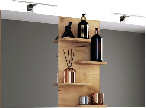 VCM Spiegel »Budasi«, BxHxT: 112 x 59 x 11,5 cm, Holzwerkstoff melaminbeschichtet - braun