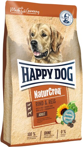 HAPPY DOG Hundetrockenfutter »NaturCroq «, 1 Beutel à 15000 g