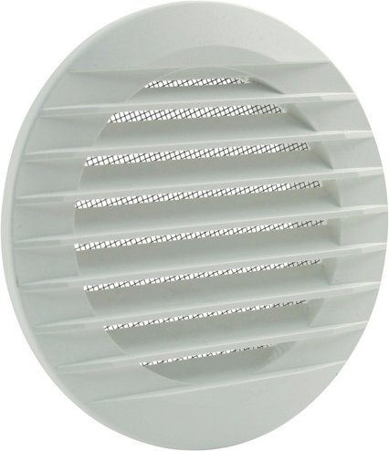 Thumbnail - MARLEY Lüftungsgitter, rund, Hart-PVC (PVC-U), weiß - weiss