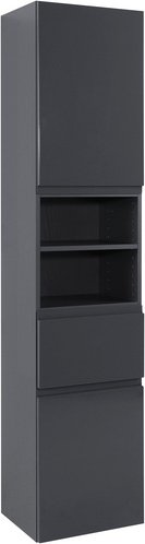 HELD MÖBEL Seitenschrank »Cardiff«, BxHxT: 40 x 180 x 35 cm - grau