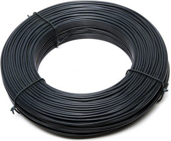 FLORAWORLD Bindedraht, anthrazit, Draht, L: 100 m, für Zaunbefestigung - schwarz