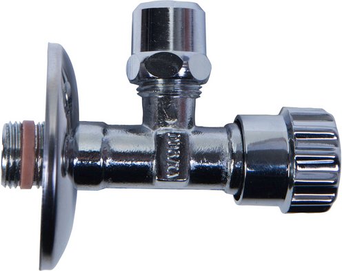 CORNAT Eckventil, Messing, 3/8" - silberfarben