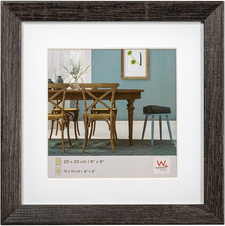 Walther Design Bilderrahmen, für: BxL: 30 x 30 cm, Holzwerkstoff - grau