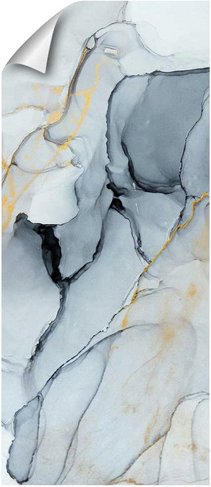 mySPOTTI Vliestapete »Jola«, Steinmuster, grau/blau, matt