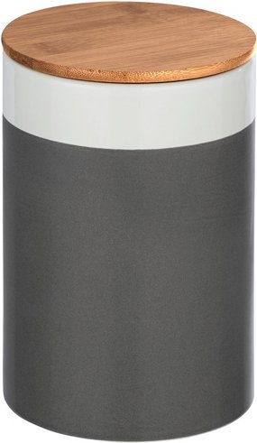 WENKO Aufbewahrungsbehälter, Keramik, mehrfarbig/braun/transparent - bunt