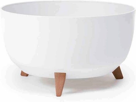 Thumbnail - SIENA GARDEN Pflanzgefäß »Oslo«, Kunststoff, weiß, rund - weiss