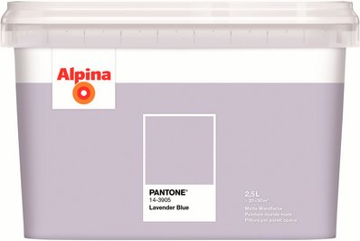 ALPINA Wandfarbe »PANTONE«, Lavender Blue, matt, 2,5 l - lila