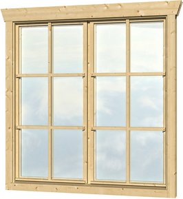 SKANHOLZ Doppelfenster, Holz, BxH: 132,2 x 141,3 cm