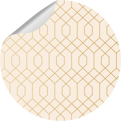 mySPOTTI Vliestapete »Elly«, Scandi Design, beige/goldfarben, matt