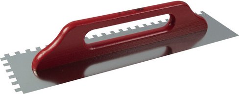 CONNEX Zahnglättekelle, Länge: 48 cm, EdelStahl - rot