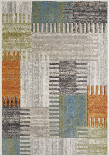 LUXORLIVING Teppich »Torrent«, 80x150 cm, blau-multi - grau