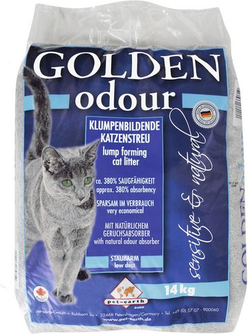 GOLDEN Katzenstreu »Odour«, 1 Sack, 14,1 kg - grau