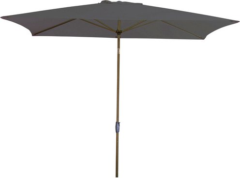 derby® Sonnenschirm »Basic Lift Neo«, abknickbar, Sonnenschutzfaktor: 50+ - grau