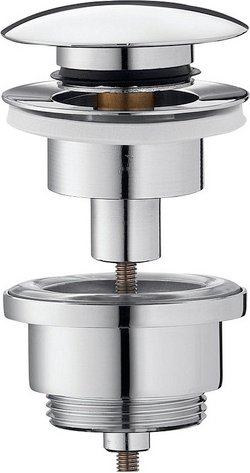 CORNAT Badablauf, Messing, silberfarben, 1 1/4"