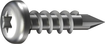 Mr. GARDENER Bohrschraube, ØxL: 4,8 x 25 mm, Aluminium, 100 Stück - silberfarben