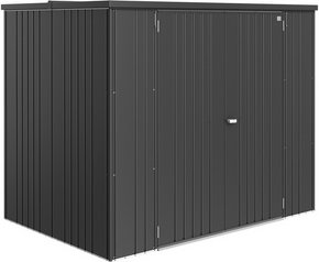BIOHORT Gerätehaus »Geräteschrank«, BxHxT: 228 x 184 x 155 cm (Außenmaß), Gr. 230 large, dunkelgrau-metallic