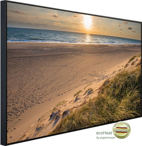 Thumbnail - papermoon Infrarotheizung »EcoHeat - Dunes Beach Jütland«, Matt-Effekt - bunt