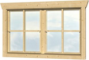 SKANHOLZ Doppelfenster, Holz, BxH: 134,2 x 88,3 cm