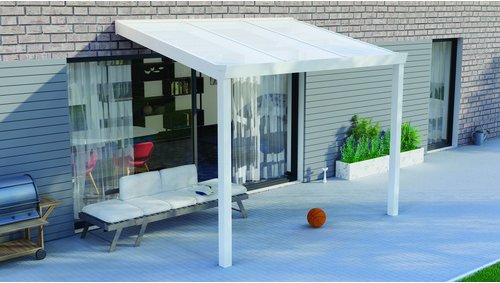GARDENDREAMS Terrassenüberdachung »Legend«, BxT: 300 x 200 cm, weiß / RAL9016 - weiss