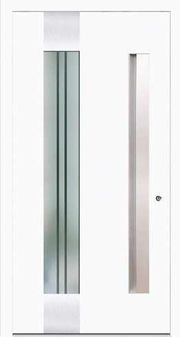 KNOCK Aluminium-Haustür »ODESSA«, weiß - weiss