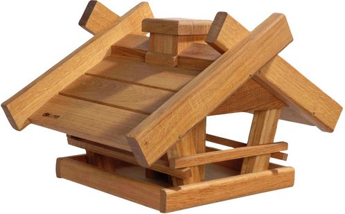 Thumbnail - DOBAR Großes Design-Vogelhaus Gartenwald - braun