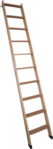 DOLLE Bettleiter »Hochbettleiter«, bis 245 cm Raumhöhe - braun