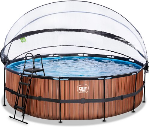 Thumbnail - EXIT Toys Pool »Wood Pools«, Ø: 508 cm, 19330 l, braun
