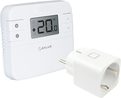 Vitalheizung Raumthermostat, weiß, BxHxL: 9,8 x 3 x 9,8 cm, für Infrarotheizung HVH - weiss