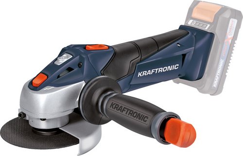 KRAFTRONIC Akku-Winkelschleifer »KT-WS 18 Li Solo«, 18 V, ohne Akku - blau