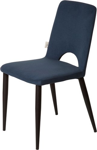 SIT Stuhl-Set »SIT&CHAIRS«, BxHxT: 56 x 86 x 48 cm, stoff/metall - blau