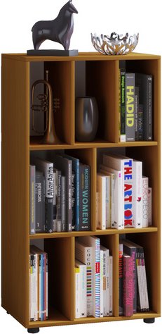 VCM Regal »Wotino«, BxHxL: 40 x 114 x 60 cm, Holzwerkstoff - braun