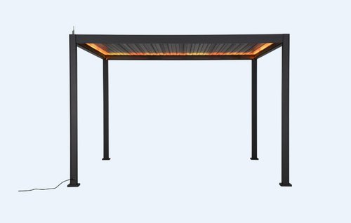Mr. GARDENER Pergola »Classic 111 Automatik«, BxTxH: 300 x 400 x 250 cm, Aluminium, anthrazit - grau
