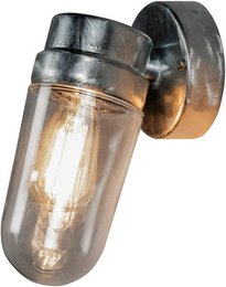 Konstsmide Wandleuchte »Vega«, BxL: 24,5 x 11,5 cm, Stahl - grau