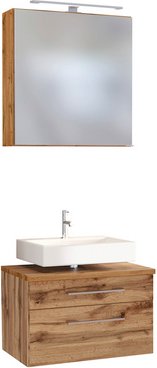 HELD MÖBEL Unterbecken-Set »Davos«, BxHxT: 60 x 200 x 47 cm - bunt