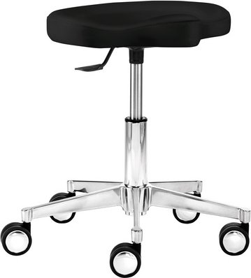 Mayer Sitzmöbel Multifunktionshocker »1298«, Breite: 48 cm, höhenverstellbar, Kunstleder, schwarz