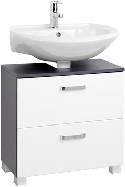 Thumbnail - HELD MÖBEL Waschbeckenunterschrank »Bologna«, BxHxT: 60 x 54 x 35 cm - weiss
