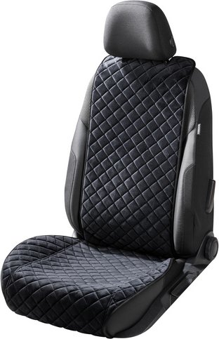 WALSER Sitzauflage »Luxor«, Polyester - schwarz