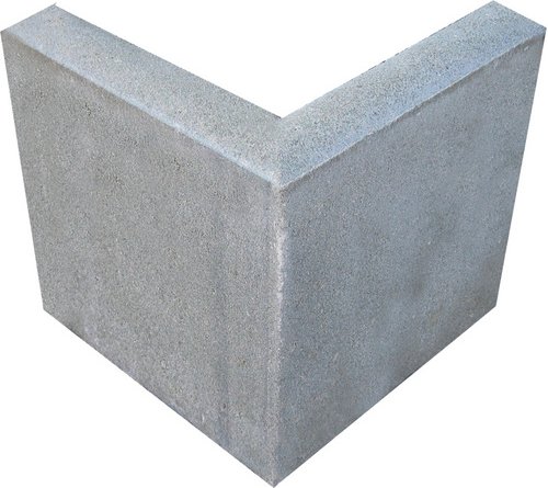 EHL Rasenkantenecke, BxHxL: 5 x 25 x 25 cm, Beton - grau