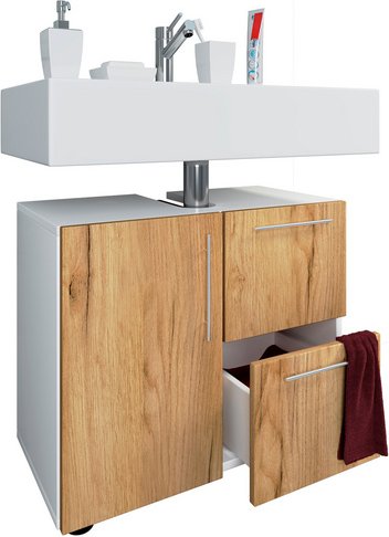 VCM Badezimmer-Unterschrank »Flandu«, BxHxT: 61 x 51 x 32 cm - weiss