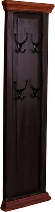 SIT Wandgarderobe »CORSICA«, mit 4 Haken, mangoholz/MDF - schwarz