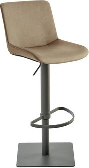 Mayer Sitzmöbel Barhocker »1287«, Breite: 40 cm, höhenverstellbar, Kunstleder, beige