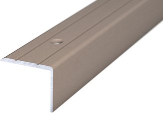 CARL PRINZ Winkelprofil, BxL: 24,5 x 1000 mm, Höhe: 20 mm, edelstahlfarben - silberfarben