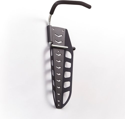 Fahrradhalterung, 18 x 14 x H 36 cm, umhüllter Haken - schwarz