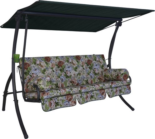 ANGERER FREIZEITMÖBEL Hollywoodschaukel »Dream«, 3-Sitzer, inkl. Auflagen - bunt