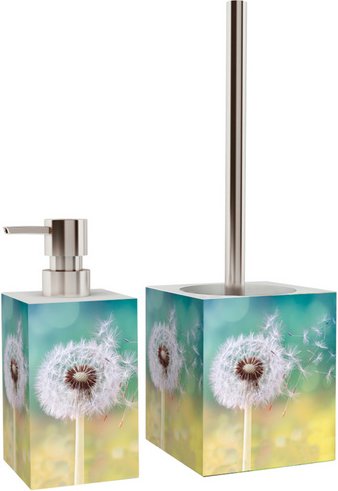 Sanilo Bad-Accessoire-Set »Pusteblume«, Türkis, Rechteckig - tuerkis